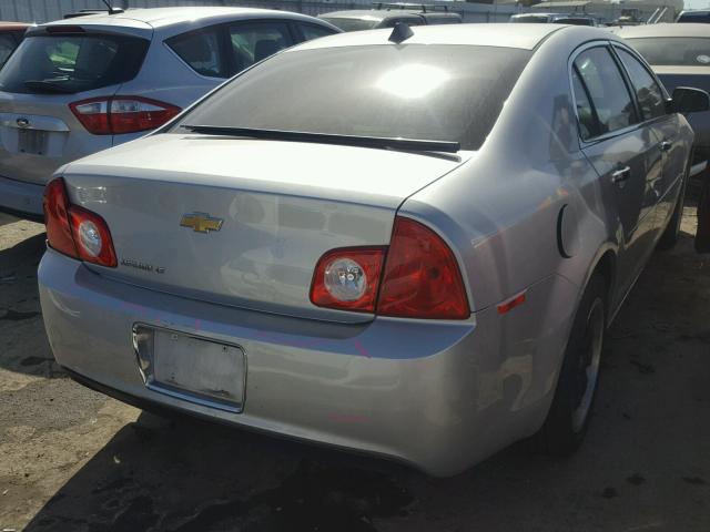 1G1ZC5E03CF130370 - 2012 CHEVROLET MALIBU 1LT SILVER photo 4