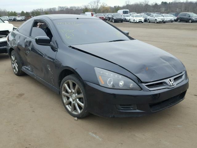 1HGCM82626A006520 - 2006 HONDA ACCORD EX BLACK photo 1