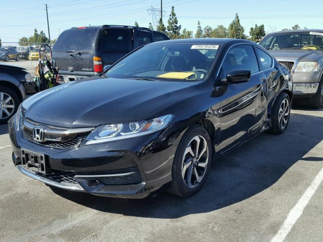 1HGCT1B33HA006142 - 2017 HONDA ACCORD LX- BLACK photo 2