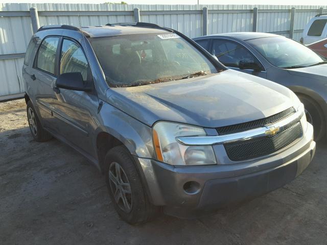 2CNDL13F766145403 - 2006 CHEVROLET EQUINOX LS GRAY photo 1