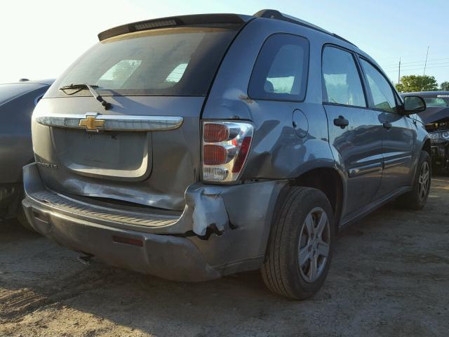 2CNDL13F766145403 - 2006 CHEVROLET EQUINOX LS GRAY photo 4