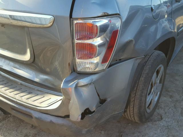 2CNDL13F766145403 - 2006 CHEVROLET EQUINOX LS GRAY photo 9