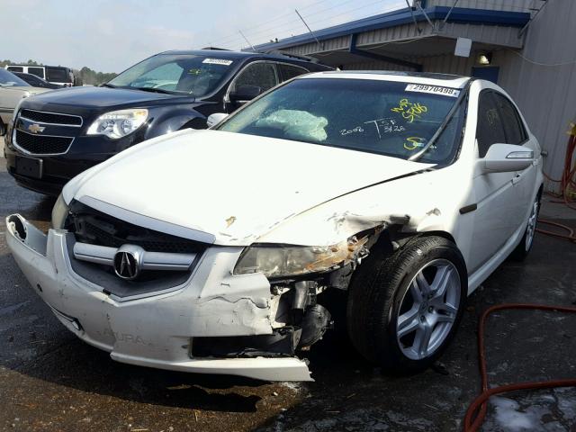 19UUA66268A053061 - 2008 ACURA TL WHITE photo 2