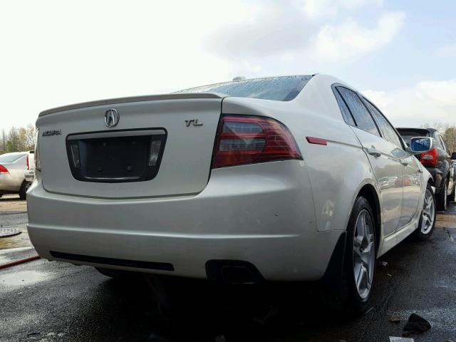 19UUA66268A053061 - 2008 ACURA TL WHITE photo 4