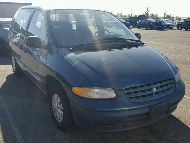 2P4FP25B9YR528919 - 2000 PLYMOUTH VOYAGER TEAL photo 1