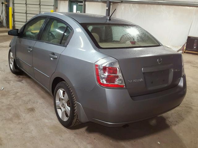 3N1AB61E48L649765 - 2008 NISSAN SENTRA 2.0 GRAY photo 3