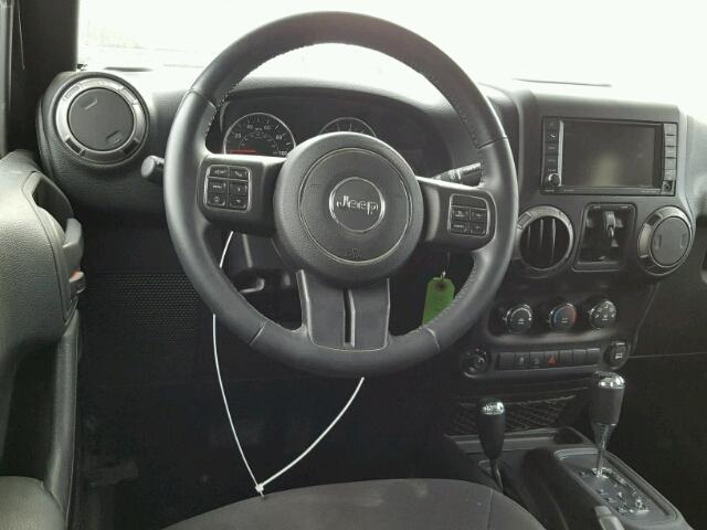 1C4BJWDG4FL504056 - 2015 JEEP WRANGLER U BLACK photo 9