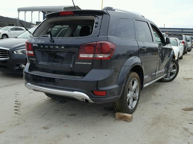 3C4PDCGB0HT607901 - 2017 DODGE JOURNEY CR BLACK photo 4