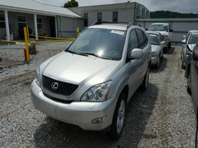 2T2GK31U98C053708 - 2008 LEXUS RX 350 SILVER photo 2