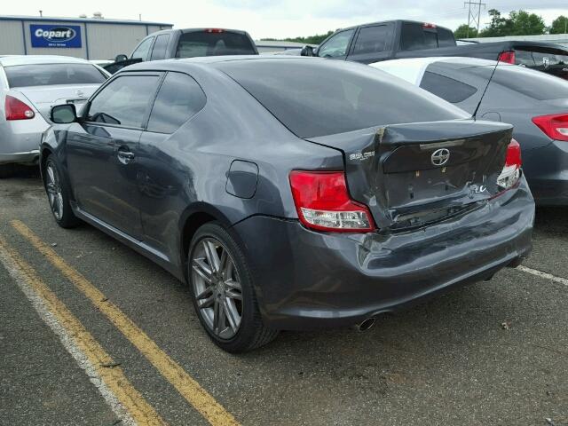 JTKJF5C77D3059648 - 2013 TOYOTA SCION TC 灰色 照片 3
