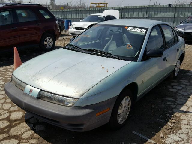 1G8ZH5281TZ364373 - 1996 SATURN SL1 GREEN photo 2