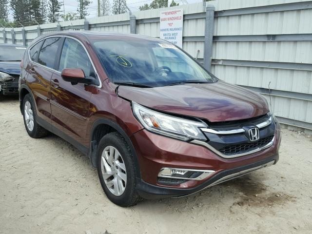 3CZRM3H5XGG722105 - 2016 HONDA CR-V EX BURGUNDY photo 1