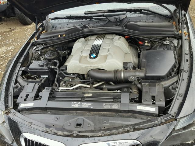 WBAEH73454B189290 - 2004 BMW 645 CI AUT BLACK photo 7