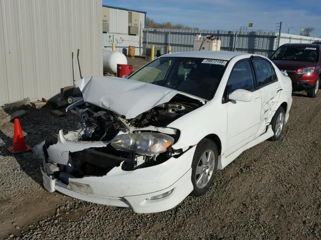 1NXBR32E98Z996861 - 2008 TOYOTA COROLLA CE WHITE photo 2