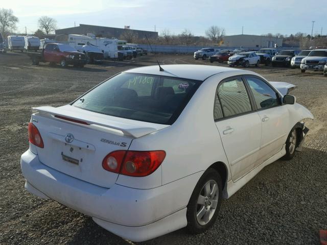 1NXBR32E98Z996861 - 2008 TOYOTA COROLLA CE WHITE photo 4