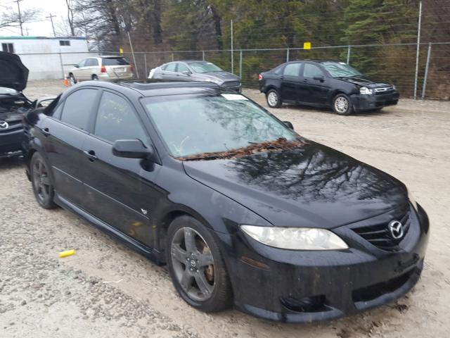 1YVHP80DX55M16416 - 2005 MAZDA 6 S BLACK photo 1