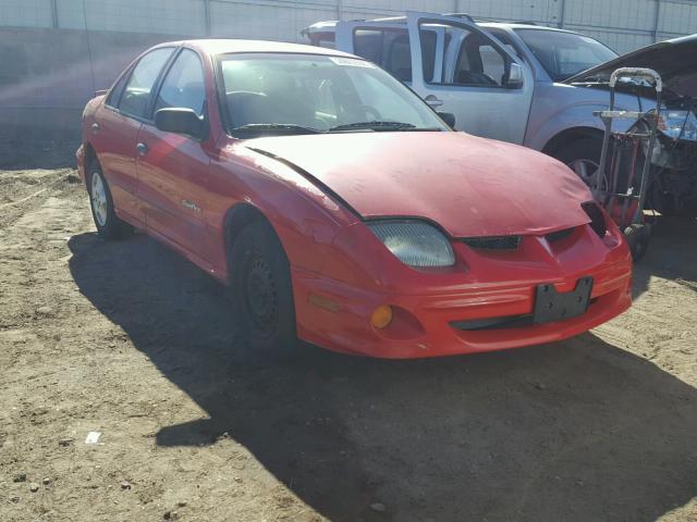 1G2JB524617367705 - 2001 PONTIAC SUNFIRE SE RED photo 1