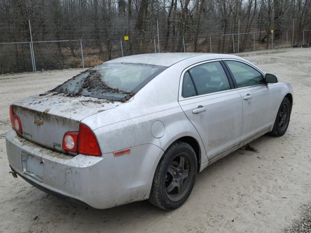 1G1ZC5E03AF199170 - 2010 CHEVROLET MALIBU 1LT SILVER photo 4