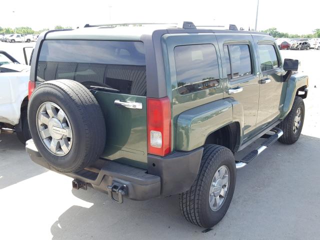 5GTDN136468107645 - 2006 HUMMER H3 Verde foto 4