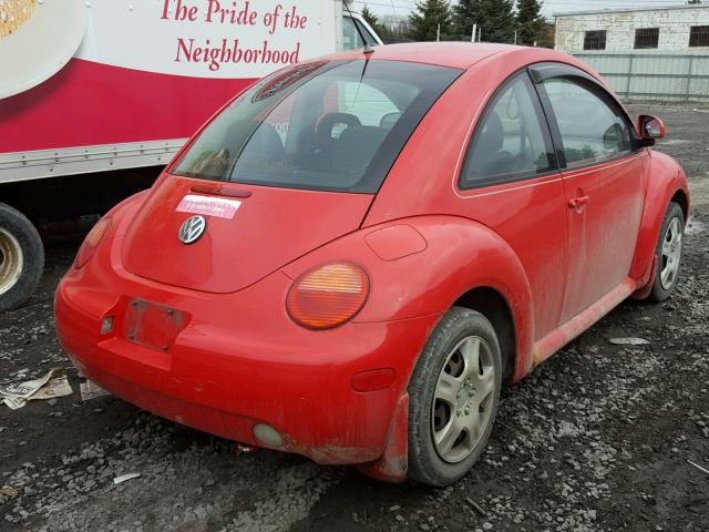 3VWBB61C9WM050509 - 1998 VOLKSWAGEN NEW BEETLE RED photo 4