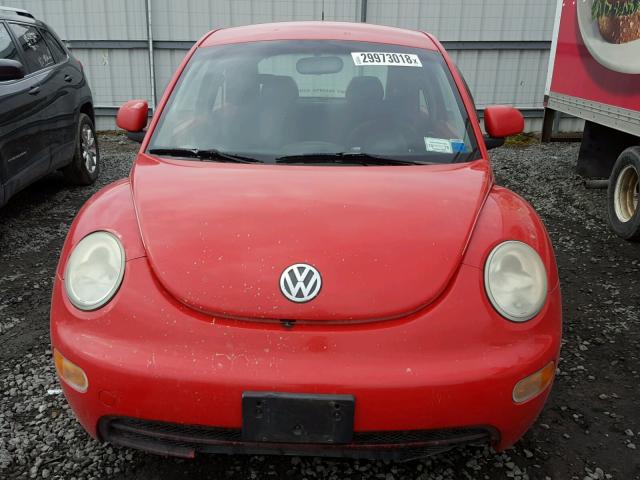 3VWBB61C9WM050509 - 1998 VOLKSWAGEN NEW BEETLE RED photo 9