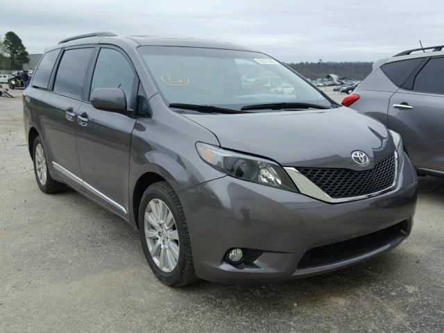 5TDDZ3DC9HS163462 - 2017 TOYOTA SIENNA XLE GRAY photo 1