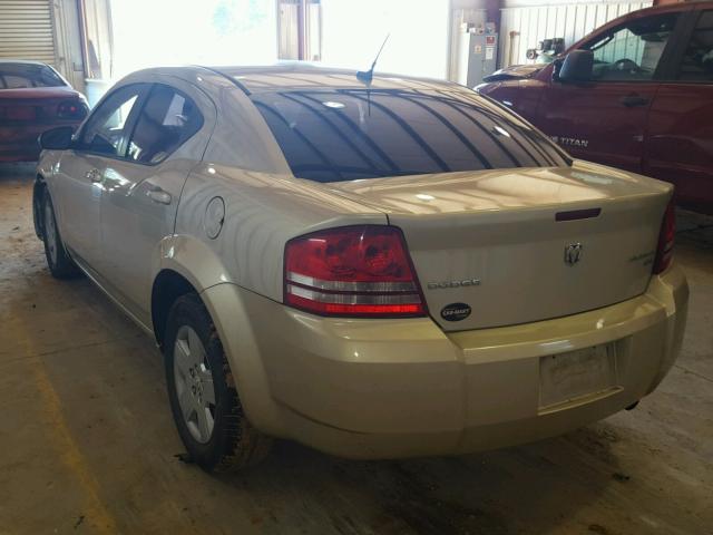 1B3CC4FB8AN140713 - 2010 DODGE AVENGER SX BEIGE photo 3