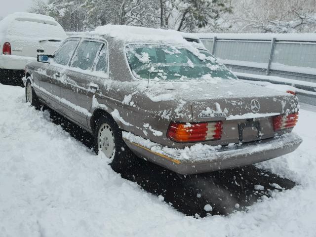 WDBCA35D1HA300867 - 1987 MERCEDES-BENZ 420 SEL BEIGE photo 3