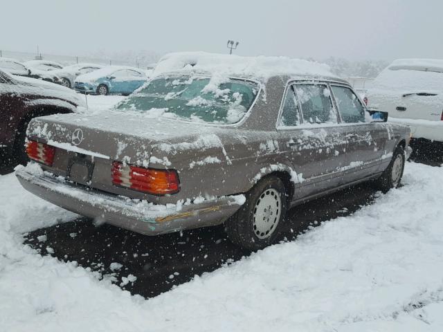 WDBCA35D1HA300867 - 1987 MERCEDES-BENZ 420 SEL BEIGE photo 4