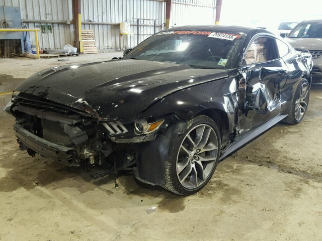 1FA6P8CFXF5385105 - 2015 FORD MUSTANG GT BLACK photo 2