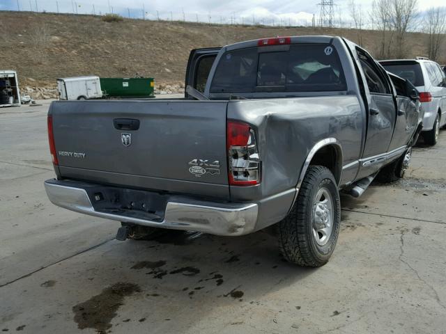 3D7KS28C25G865235 - 2005 DODGE RAM 2500 S GRAY photo 4