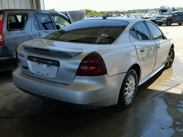 2G2WP522751140676 - 2005 PONTIAC GRAND PRIX SILVER photo 4