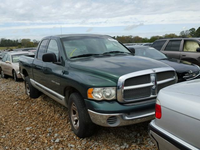 3D7HA18NX2G198497 - 2002 DODGE RAM 1500 GREEN photo 1