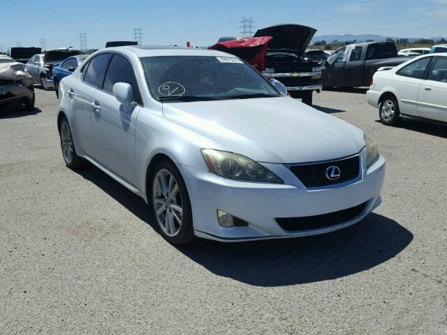 JTHBK262975040080 - 2007 LEXUS IS 250 SILVER photo 1