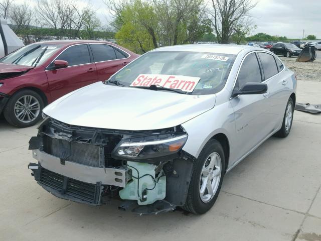 1G1ZB5ST8GF308815 - 2016 CHEVROLET MALIBU LS 银色 照片 2