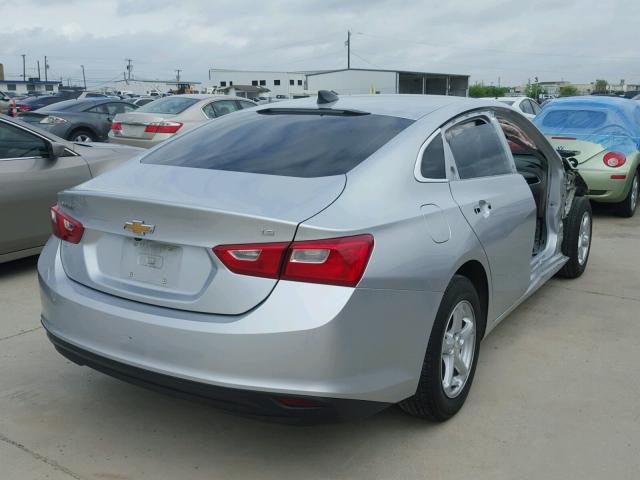 1G1ZB5ST8GF308815 - 2016 CHEVROLET MALIBU LS 银色 照片 4