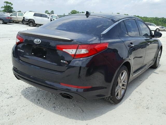 5XXGR4A60DG219379 - 2013 KIA OPTIMA SX BLACK photo 4