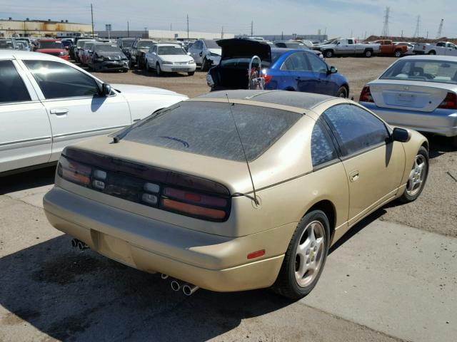 JN1RZ24A5LX010081 - 1990 NISSAN 300ZX GOLD photo 4