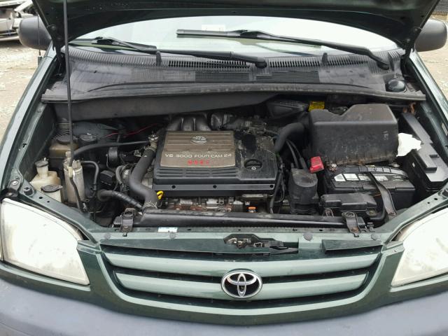 4T3ZF13C73U520617 - 2003 TOYOTA SIENNA LE GREEN photo 7