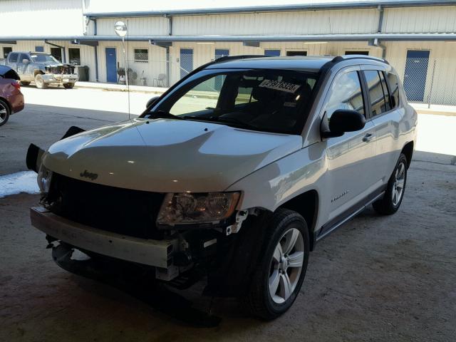 1C4NJCBA3CD520832 - 2012 JEEP COMPASS SP WHITE photo 2