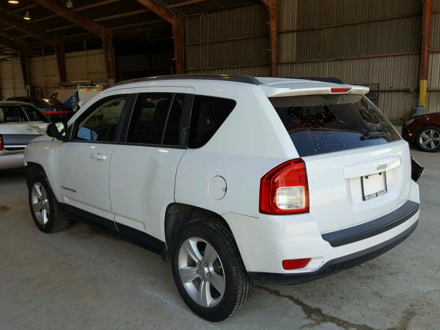 1C4NJCBA3CD520832 - 2012 JEEP COMPASS SP WHITE photo 3