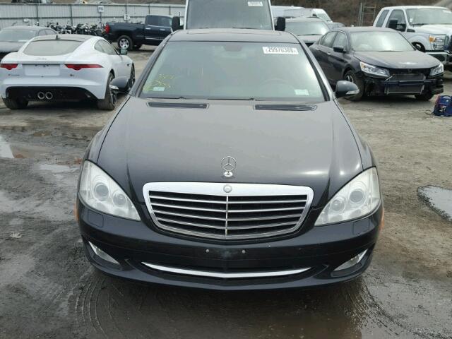 WDDNG71X47A039139 - 2007 MERCEDES-BENZ S 550 BLACK photo 9