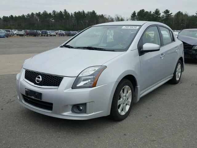 3N1AB6AP7CL607990 - 2012 NISSAN SENTRA 2.0 SILVER photo 2