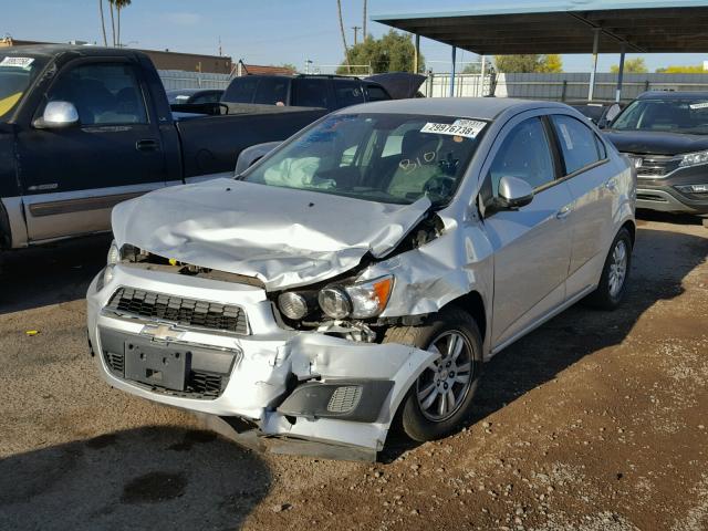 1G1JA5SH7C4118604 - 2012 CHEVROLET SONIC LS Gümüş foto 2