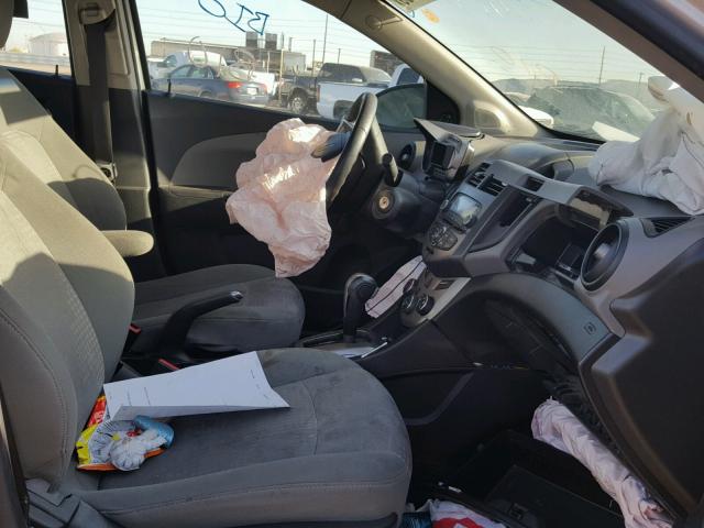 1G1JA5SH7C4118604 - 2012 CHEVROLET SONIC LS Gümüş foto 5