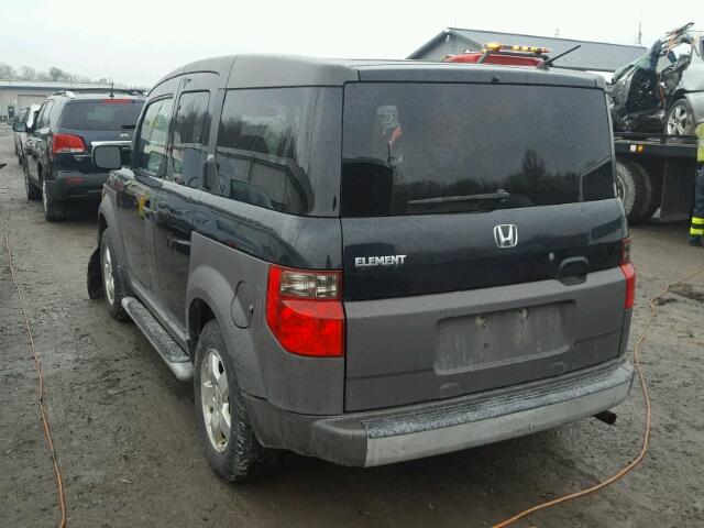 5J6YH27694L014592 - 2004 HONDA ELEMENT EX BLACK photo 3