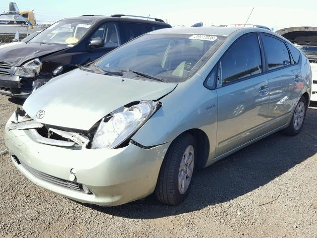 JTDKB20U697822131 - 2009 TOYOTA PRIUS GREEN photo 2