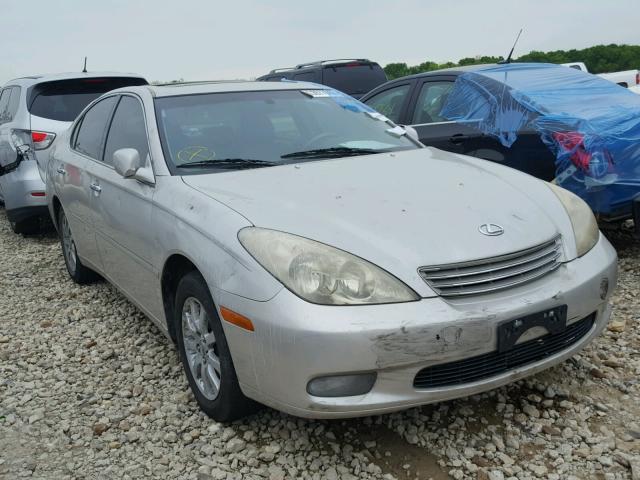 JTHBA30G745044525 - 2004 LEXUS ES 330 SILVER photo 1