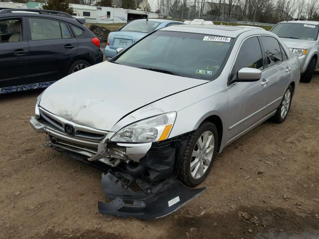 1HGCM56736A123542 - 2006 HONDA ACCORD EX SILVER photo 2