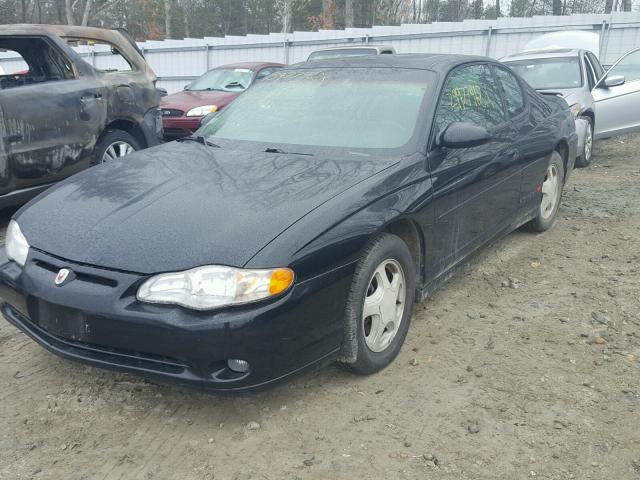 2G1WX15K529175903 - 2002 CHEVROLET MONTE CARL BLACK photo 2